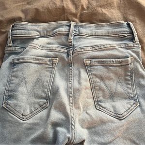 MOTHER Insider crop step fray in limited edition color size 27 jeans